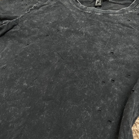 Blue & Charcoal Black Distressed Tee Bundle - Picture 8 of 9